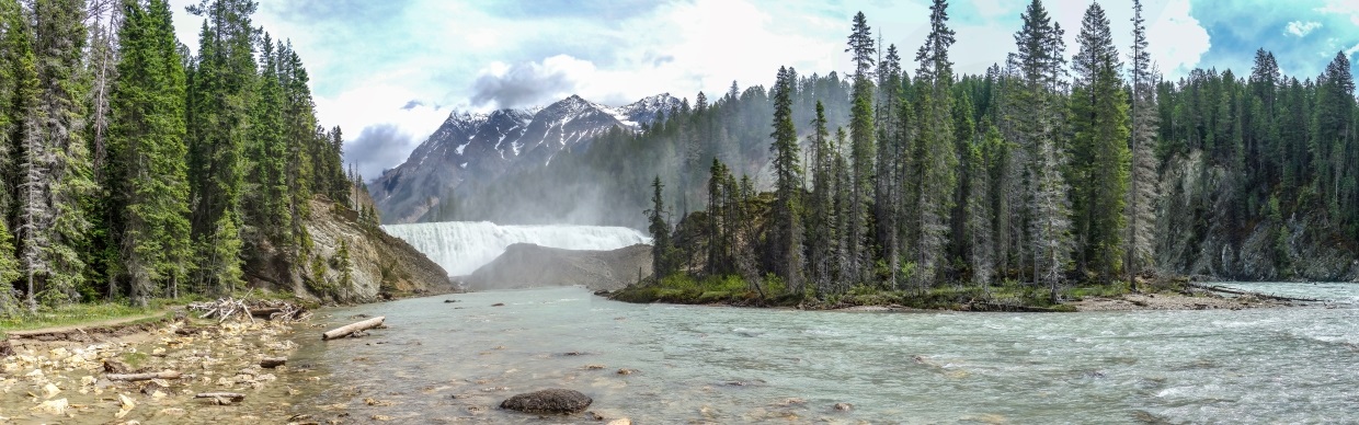 Wapta falls outlet camping